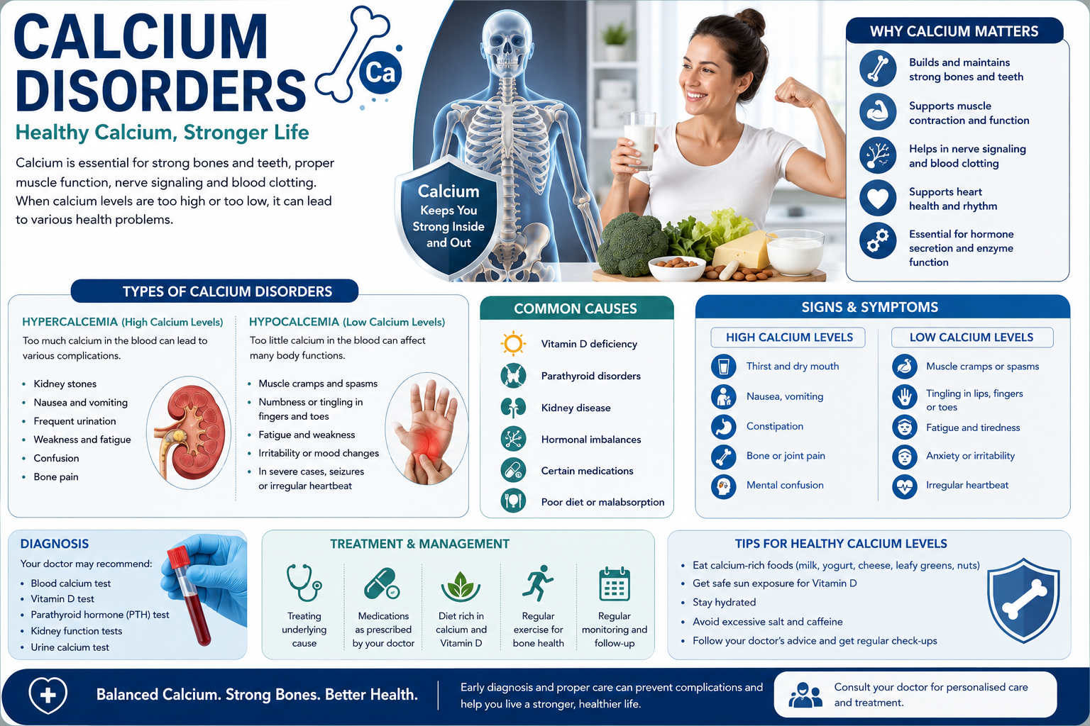 Calcium disorders treatment