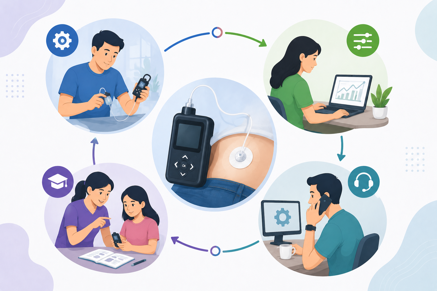 Insulin pump training