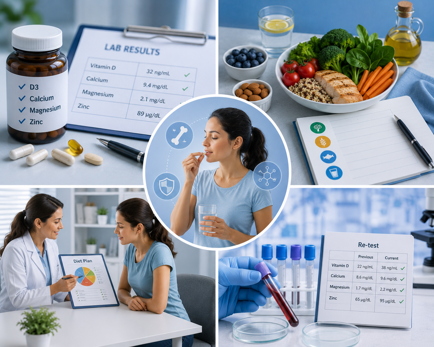 Vitamin D blood test review